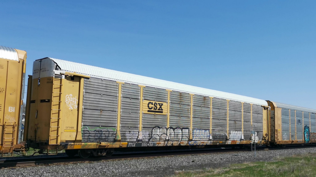 CSXT B6868 (Body) TTGX 990438 (Flat)